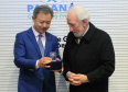 O vice-governador Darci Piana, recebe delegação chinesa, no Palácio Iguaçu. Participaram: Ceo da CCCC Chang Youngbu; presidente da CCCC no Brasil, Lin Li; presidente da Concremat, Mauro Viegas Neto; presidente da SDC do Brasil, Luo Jung; secretário de Infraestrutura e Logística, Sandro Alex; presidente da Paraná Desenvolvimento, Eduardo Bekin e o superintendente dos Portos do Paraná, Luiz Fernando Garcia. -  Curitiba, 08-07-19.Foto: Valdelino Pontes