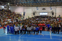 Apucarana será sede pela sexta vez sede de uma fase final dos Jogos Escolares do Paraná (JEPS). Neste ano, será a competição para alunos-atletas da categoria 12 a 14 anos, entre 12 e 20 de julho. A cidade tem recebido desde 2015 ao menos uma das etapas finais da competição. Para esta estão confirmados 747 estabelecimentos de ensino de 270 municípios, somando 5.279 participantes, entre atletas e dirigentes.Foto: Divulgação/SEET