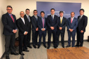  O governador Carlos Massa Ratinho Junior se encontrou nesta segunda-feira (15), em Nova York, com representantes do banco JP Morgan para tratar de parcerias entre o Estado e a instituição, uma das maiores corporações do sistema financeiro mundial. O tema da reunião foram projetos de Parceria Público-Privadas (PPPs). Foto: Divulgação/ANPr