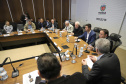 O governador em exercício Darci Piana reunido com o secretariado de Governo.Curitiba, 16-07-19.Foto: Arnaldo Alves / ANPr.