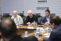 O governador em exercício Darci Piana reunido com o secretariado de Governo.Curitiba, 16-07-19.Foto: Arnaldo Alves / ANPr.