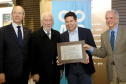O volume de empregos e negócios gerados no comércio demonstram a importância econômica e a responsabilidade social do setor no Paraná e no Brasil, afirmou o governador em exercício Darci Piana, nesta terça-feira (16), na cerimônia que celebrou o Dia do Comerciante. O evento foi promovido em Curitiba pela Associação Comercial do Paraná (ACP). Foto: Jaelson Lucas/ANPr