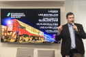 O governador Carlos Massa Ratinho Junior apresentou nesta quarta-feira (17) oportunidades que o Estado oferece a um grupo de executivos de corporações internacionais que mantêm investimentos globais. A apresentação foi na Câmara de Comércio Brasil-EUA, em Nova York, que recebeu a terceira edição do Paraná Day. Foto: Divulgação/ANPr