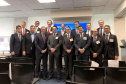 O governador Carlos Massa Ratinho Junior apresentou nesta quarta-feira (17) oportunidades que o Estado oferece a um grupo de executivos de corporações internacionais que mantêm investimentos globais. A apresentação foi na Câmara de Comércio Brasil-EUA, em Nova York, que recebeu a terceira edição do Paraná Day. Foto: Divulgação/ANPr