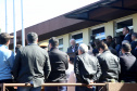 O governador em exercício Darci Piana e o chefe da Casa Civil, Guto Silva, entregaram nesta quinta-feira (19) quatro novas viaturas para reforçar as ações policiais na região de Pato Branco, no Sudoeste do Paraná