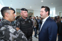 O governador Carlos Massa Ratinho Júnior dá posse a mais de 90 peritos oficiais, no Palácio Iguaçu. Os profissionais integrarão o efetivo da Polícia Científica do Paraná e, após formação, serão distribuídos no Estado, conforme a necessidade. Curitiba, 22/07/2019 -Foto: Rodrigo Felix Leal/ANPr