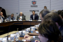 Governador Carlos Massa Ratinho Junior durante reunião com a equipe de governo. Curitiba, 23/07/2019. Foto: Jaelson Lucas