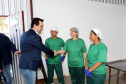 O governador Carlos Massa Ratinho Junior participou nesta terça-feira (23), em Cascavel, do evento de certificação SISBI (Sistema Brasileiro de Inspeção de Produtos de Origem Animal) para a Granja Refem, que desenvolve um projeto pioneiro no Estado de produção de ovos a partir da criação de galinhas sem gaiola. Foto: Arnaldo Alves / ANPr.