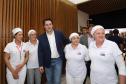 O governador Carlos Massa Ratinho Junior participou, Medianeira, da abertura da AveSui South America, feira de aves, suínos, peixes e leite, considerada uma das maiores de proteína animal do continente. Presentes na solenidade: vice-prefeito de Medianeira, José Vani Graci; o secretário de Agricultura e do Abastecimento, Norberto Ortigara; presidente da Cooperativa Lar, Irineo da Costa Rodrigues; deputados: Marcel Micheletto; cel. Lee; entre outros.Medianeira, 23-07-19.Foto: Arnaldo Alves / ANPr.