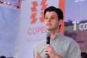 “Esse será o futuro da energia que será produzida no Paraná, aliando uma marca importante do Estado como a suinocultura à geração de biogás”, afirmou o presidente da Copel, Daniel Pimentel Slaviero. Foto: Rodrigo Felix Leal/ANPr