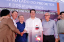 A primeira usina do Brasil de produção de biogás a partir do tratamento dos dejetos de suínos começou a funcionar no Paraná nesta quarta-feira (24), em Entre Rios do Oeste, na Região Oeste do Estado. O governador Carlos Massa Ratinho Junior inaugurou a unidade geradora cuja capacidade total é de 480 KW, transformando por dia 215 toneladas de um agente poluidor em energia limpa. Foto: Rodrigo Felix Leal/ANPr