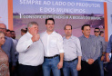 A primeira usina do Brasil de produção de biogás a partir do tratamento dos dejetos de suínos começou a funcionar no Paraná nesta quarta-feira (24), em Entre Rios do Oeste, na Região Oeste do Estado. O governador Carlos Massa Ratinho Junior inaugurou a unidade geradora cuja capacidade total é de 480 KW, transformando por dia 215 toneladas de um agente poluidor em energia limpa. Foto: Rodrigo Felix Leal/ANPr