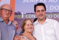 A primeira usina do Brasil de produção de biogás a partir do tratamento dos dejetos de suínos começou a funcionar no Paraná nesta quarta-feira (24), em Entre Rios do Oeste, na Região Oeste do Estado. O governador Carlos Massa Ratinho Junior inaugurou a unidade geradora cuja capacidade total é de 480 KW, transformando por dia 215 toneladas de um agente poluidor em energia limpa. Foto: Rodrigo Felix Leal/ANPr