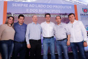A primeira usina do Brasil de produção de biogás a partir do tratamento dos dejetos de suínos começou a funcionar no Paraná nesta quarta-feira (24), em Entre Rios do Oeste, na Região Oeste do Estado. O governador Carlos Massa Ratinho Junior inaugurou a unidade geradora cuja capacidade total é de 480 KW, transformando por dia 215 toneladas de um agente poluidor em energia limpa. Foto: Rodrigo Felix Leal/ANPr