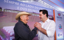 A primeira usina do Brasil de produção de biogás a partir do tratamento dos dejetos de suínos começou a funcionar no Paraná nesta quarta-feira (24), em Entre Rios do Oeste, na Região Oeste do Estado. O governador Carlos Massa Ratinho Junior inaugurou a unidade geradora cuja capacidade total é de 480 KW, transformando por dia 215 toneladas de um agente poluidor em energia limpa. Foto: Rodrigo Felix Leal/ANPr