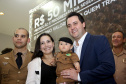 O governador Carlos Massa Ratinho Junior assina promoções e progressões das Forças de Segurança Pública. Foto: Jaelson Lucas/ANPr