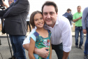 Quarenta e nove famílias de Prudentópolis, na região Centro-Sul do Paraná, receberam as chaves da casa própria nesta quinta-feira (25). As moradias foram entregues pelo governador Carlos Massa Ratinho Junior em evento com as famílias, com o prefeito Adelmo Luiz Klosowski, o presidente da Cohapar, Jorge Lange, e lideranças da região. Foto: José Fernando Ogura/ANPr