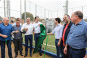 O governador Carlos Massa Ratinho Junior inaugurou nesta sexta-feira (26) em Ivaiporã, no Vale do Ivaí, a unidade do projeto Meu Campinho implantada no município. Ivaiporã, 26/07/2019 -Foto: Geraldo Bubniak/ANPr