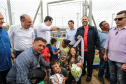 O governador Carlos Massa Ratinho Junior inaugurou nesta sexta-feira (26) em Ivaiporã, no Vale do Ivaí, a unidade do projeto Meu Campinho implantada no município. Ivaiporã, 26/07/2019 -Foto: Geraldo Bubniak/ANPr
