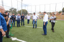 O governador Carlos Massa Ratinho Junior inaugurou nesta sexta-feira (26) em Ivaiporã, no Vale do Ivaí, a unidade do projeto Meu Campinho implantada no município. Ivaiporã, 26/07/2019 -Foto: Geraldo Bubniak/ANPr