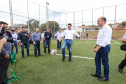 O governador Carlos Massa Ratinho Junior inaugurou nesta sexta-feira (26) em Ivaiporã, no Vale do Ivaí, a unidade do projeto Meu Campinho implantada no município. Ivaiporã, 26/07/2019 -Foto: Geraldo Bubniak/ANPr