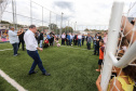 O governador Carlos Massa Ratinho Junior inaugurou nesta sexta-feira (26) em Ivaiporã, no Vale do Ivaí, a unidade do projeto Meu Campinho implantada no município. Ivaiporã, 26/07/2019 -Foto: Geraldo Bubniak/ANPr