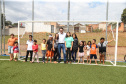 O governador Carlos Massa Ratinho Junior inaugurou nesta sexta-feira (26) em Ivaiporã, no Vale do Ivaí, a unidade do projeto Meu Campinho implantada no município. Ivaiporã, 26/07/2019 -Foto: Geraldo Bubniak/ANPr