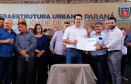 O governador Carlos Massa Ratinho Junior e o prefeito Miguel Amaral inauguraram mais uma unidade do projeto Meu Campinho