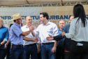 Investimentos do Governo do Estado reforçam o apoio à produção agrícola em Ivaiporã, no Vale do Ivaí (Norte do Paraná). Nesta quinta-feira (26) o governador Carlos Massa Ratinho Junior inaugurou obra de pavimentação de estrada rural e fez a entrega de equipamentos para agricultura, beneficiando 1.350 famílias. O volume de recursos chega a R$ 1,1 milhão.  Ivaiporã, 26/07/2019 -Foto: Geraldo Bubniak/ANPr