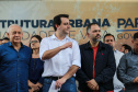 Investimentos do Governo do Estado reforçam o apoio à produção agrícola em Ivaiporã, no Vale do Ivaí (Norte do Paraná). Nesta quinta-feira (26) o governador Carlos Massa Ratinho Junior inaugurou obra de pavimentação de estrada rural e fez a entrega de equipamentos para agricultura, beneficiando 1.350 famílias. O volume de recursos chega a R$ 1,1 milhão.  Ivaiporã, 26/07/2019 -Foto: Geraldo Bubniak/ANPr