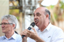 Investimentos do Governo do Estado reforçam o apoio à produção agrícola em Ivaiporã, no Vale do Ivaí (Norte do Paraná). Nesta quinta-feira (26) o governador Carlos Massa Ratinho Junior inaugurou obra de pavimentação de estrada rural e fez a entrega de equipamentos para agricultura, beneficiando 1.350 famílias. O volume de recursos chega a R$ 1,1 milhão.  Ivaiporã, 26/07/2019 -Foto: Geraldo Bubniak/ANPr