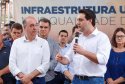 Investimentos do Governo do Estado reforçam o apoio à produção agrícola em Ivaiporã, no Vale do Ivaí (Norte do Paraná). Nesta quinta-feira (26) o governador Carlos Massa Ratinho Junior inaugurou obra de pavimentação de estrada rural e fez a entrega de equipamentos para agricultura, beneficiando 1.350 famílias. O volume de recursos chega a R$ 1,1 milhão. Foto: Rodrigo Felix Leal/ANPr