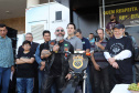 O governador Carlos Massa Ratinho Junior participou e deu as boas-vindas aos motoqueiros, presentes na benção em comemoração ao seu dia. Curitiba, 17-07-19.Foto: Arnaldo Alves / ANPr.