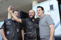 O governador Carlos Massa Ratinho Junior participou e deu as boas-vindas aos motoqueiros, presentes na benção em comemoração ao seu dia. Curitiba, 17-07-19.Foto: Arnaldo Alves / ANPr.