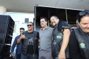 O governador Carlos Massa Ratinho Junior participou e deu as boas-vindas aos motoqueiros, presentes na benção em comemoração ao seu dia. Curitiba, 17-07-19.Foto: Arnaldo Alves / ANPr.