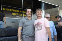 O governador Carlos Massa Ratinho Junior participou e deu as boas-vindas aos motoqueiros, presentes na benção em comemoração ao seu dia. Curitiba, 17-07-19.Foto: Arnaldo Alves / ANPr.