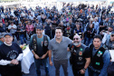 O governador Carlos Massa Ratinho Junior disse neste sábado (27) que o Governo do Paraná prepara, em parceria com motociclistas, uma agenda turística robusta para integrar ainda mais os clubes e potencializar as viagens ao encontro das belezas naturais do Estado. Ele participou das comemorações da 1ª Moto União, no Palácio Iguaçu, evento idealizado pelo Departamento de Trânsito do Paraná (Detran-PR) que passa a fazer parte do calendário estadual em razão do Dia do Motociclista.