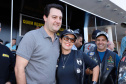 O governador Carlos Massa Ratinho Junior disse neste sábado (27) que o Governo do Paraná prepara, em parceria com motociclistas, uma agenda turística robusta para integrar ainda mais os clubes e potencializar as viagens ao encontro das belezas naturais do Estado. Ele participou das comemorações da 1ª Moto União, no Palácio Iguaçu, evento idealizado pelo Departamento de Trânsito do Paraná (Detran-PR) que passa a fazer parte do calendário estadual em razão do Dia do Motociclista.