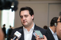O governador Carlos Massa Ratinho Júnior recebe nesta segunda-feira (29),  prefeitos da Margem do Rio Paranapanema para tratar da retirada da energia vendida por usinas da formação do valor adicionado do ICMS. Curitiba, 29/07/2019 -Foto: Geraldo Bubniak/ANPr