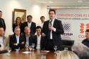 A Copel renovou a parceria que mantém há 30 anos com a Associação das Emissoras de Radiodifusão do Paraná (Aerp) para a veiculação de mensagens de utilidade pública sobre fornecimento, geração e transmissão de energia