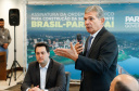 O governador Carlos Massa Ratinho Junior e o diretor-presidente da Itaipu, general Joaquim Silva e Luna, assinaram nesta quinta-feira (01), convênio para dar início à construção da segunda ponte ligando o Brasil ao Paraguai, em Foz do Iguaçu.