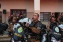 A Polícia Militar do Paraná (PM-PR) iniciou uma mega-operação (Operação 100) em Curitiba  e Região Metropolitana nesta sexta-feira (2). São 165 viaturas, 550 policiais militares de todos os batalhões espalhados pelos municípios com auxílio de motocicletas, cães, cavalos e helicóptero.  Curitiba, 02/08/2019 -  Foto: Geraldo Bubniak/ANPr