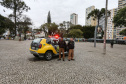 A Polícia Militar do Paraná (PM-PR) iniciou uma mega-operação (Operação 100) em Curitiba  e Região Metropolitana nesta sexta-feira (2). São 165 viaturas, 550 policiais militares de todos os batalhões espalhados pelos municípios com auxílio de motocicletas, cães, cavalos e helicóptero.  Curitiba, 02/08/2019 -  Foto: Geraldo Bubniak/ANPr