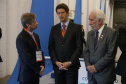 O vice-governador Darci Piana participou nesta terça-feira (8), em São Paulo, da abertura do 29º Congresso e ExpoFenabrave, o maior evento do segmento de distribuição de veículos da América Latina e o segundo maior do mundo. A feira, promovida pela Federação Nacional da Distribuição de Veículos Automotores (Fenabrave), contou com a presença do presidente Jair Bolsonaro. Foto: Divulgação/Vice-governadoria
