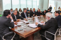 O governador Carlos Massa Ratinho Junior recebeu nesta quarta-feira (7), no Palácio Iguaçu, dirigentes da OnlyStars, que representam grupos empresariais chineses e portugueses no Brasil.    Curitiba, 05/08/2019 -Foto: Geraldo Bubniak/ANPr