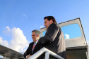 O Paraná passa a ter a maior malha aeroviária do País com o início nesta quarta-feira (07) do programa Voe Paraná. O novo pacote aéreo regional foi lançado pelo governador Carlos Massa Ratinho Junior no Aeroporto do Bacacheri, em Curitiba, e vai atender 12 cidades, de todas as regiões do Estado.Foto Gilson Abreu AENPr