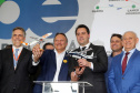 O Paraná passa a ter a maior malha aeroviária do País com o início nesta quarta-feira (07) do programa Voe Paraná. O novo pacote aéreo regional foi lançado pelo governador Carlos Massa Ratinho Junior no Aeroporto do Bacacheri, em Curitiba, e vai atender 12 cidades, de todas as regiões do Estado.Foto Gilson Abreu AENPr
