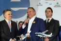 O Paraná passa a ter a maior malha aeroviária do País com o início nesta quarta-feira (07) do programa Voe Paraná. O novo pacote aéreo regional foi lançado pelo governador Carlos Massa Ratinho Junior no Aeroporto do Bacacheri, em Curitiba, e vai atender 12 cidades, de todas as regiões do Estado.Foto Gilson Abreu AENPr