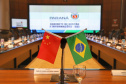 O governador Carlos Massa Ratinho Junior e técnicos da Secretaria de Infraestrutura e Logística apresentaram nesta quarta-feira (7) ao grupo China Merchants projetos ferroviários de curto, médio e longo prazos no Paraná