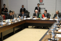 O governador Carlos Massa Ratinho Junior e técnicos da Secretaria de Infraestrutura e Logística apresentaram nesta quarta-feira (7) ao grupo China Merchants projetos ferroviários de curto, médio e longo prazos no Paraná